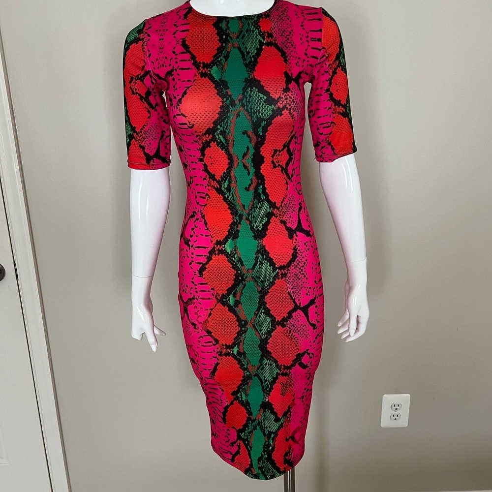Multicolored dress
